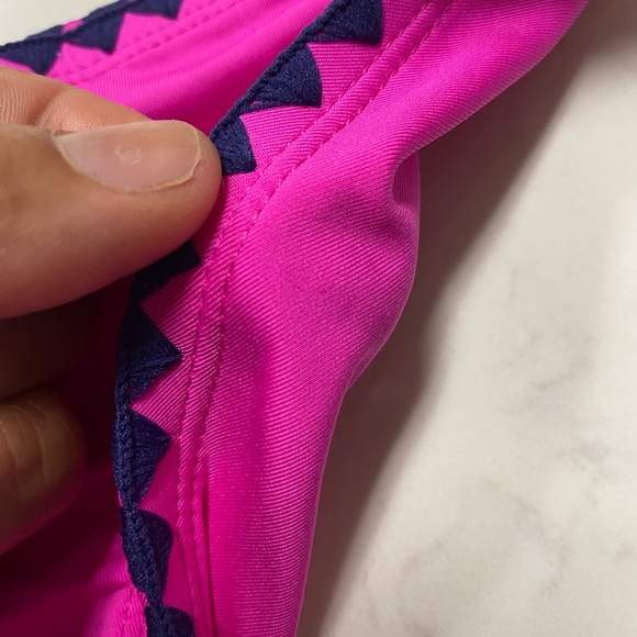 Lucky Brand Shell Stitch Pink Bikini Bottom, Women's Size S - Picture 10 of 11